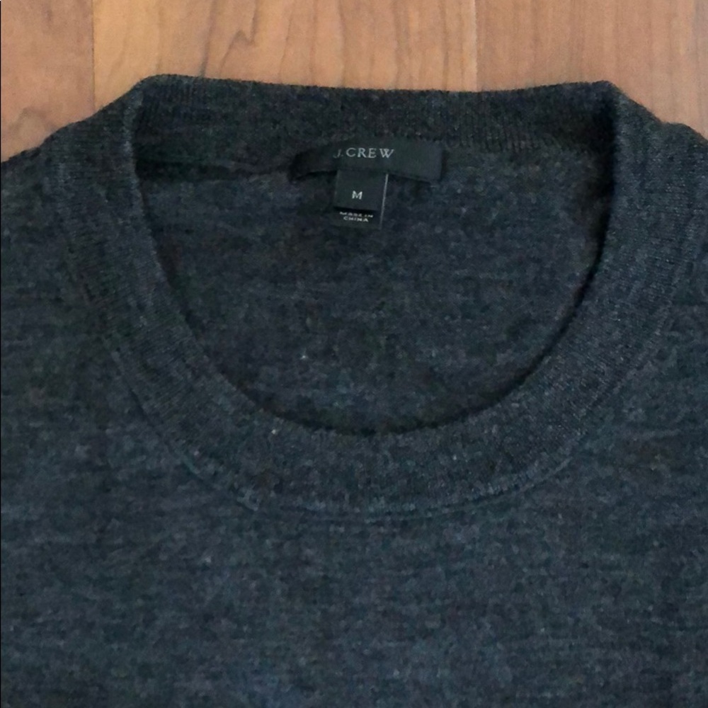 Dark grey JCrew sweater